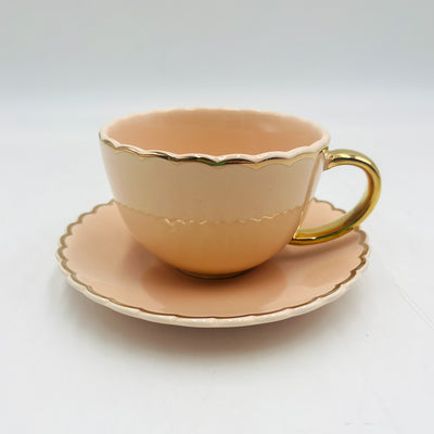 Menaje hogar Tazas y teteras Juego de tazas Porcelana Rosa