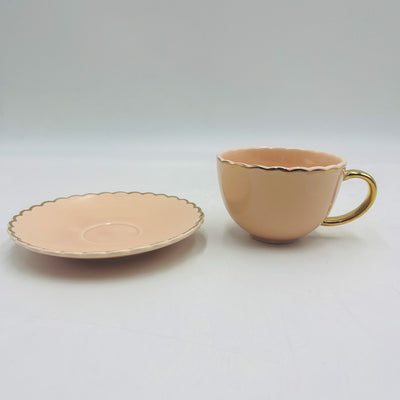 Menaje hogar Tazas y teteras Juego de tazas Porcelana Rosa