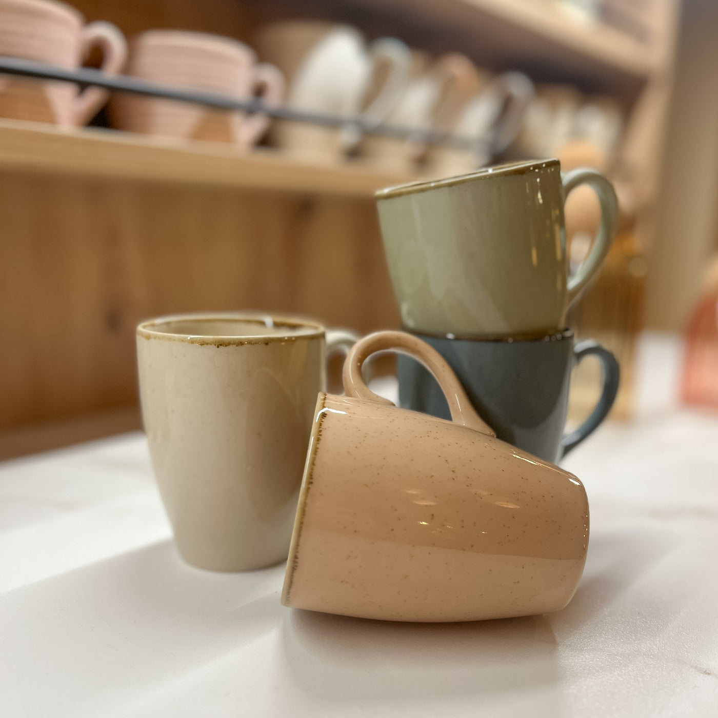 Menaje hogar Tazas y teteras Tazas Cerámica Multicolor