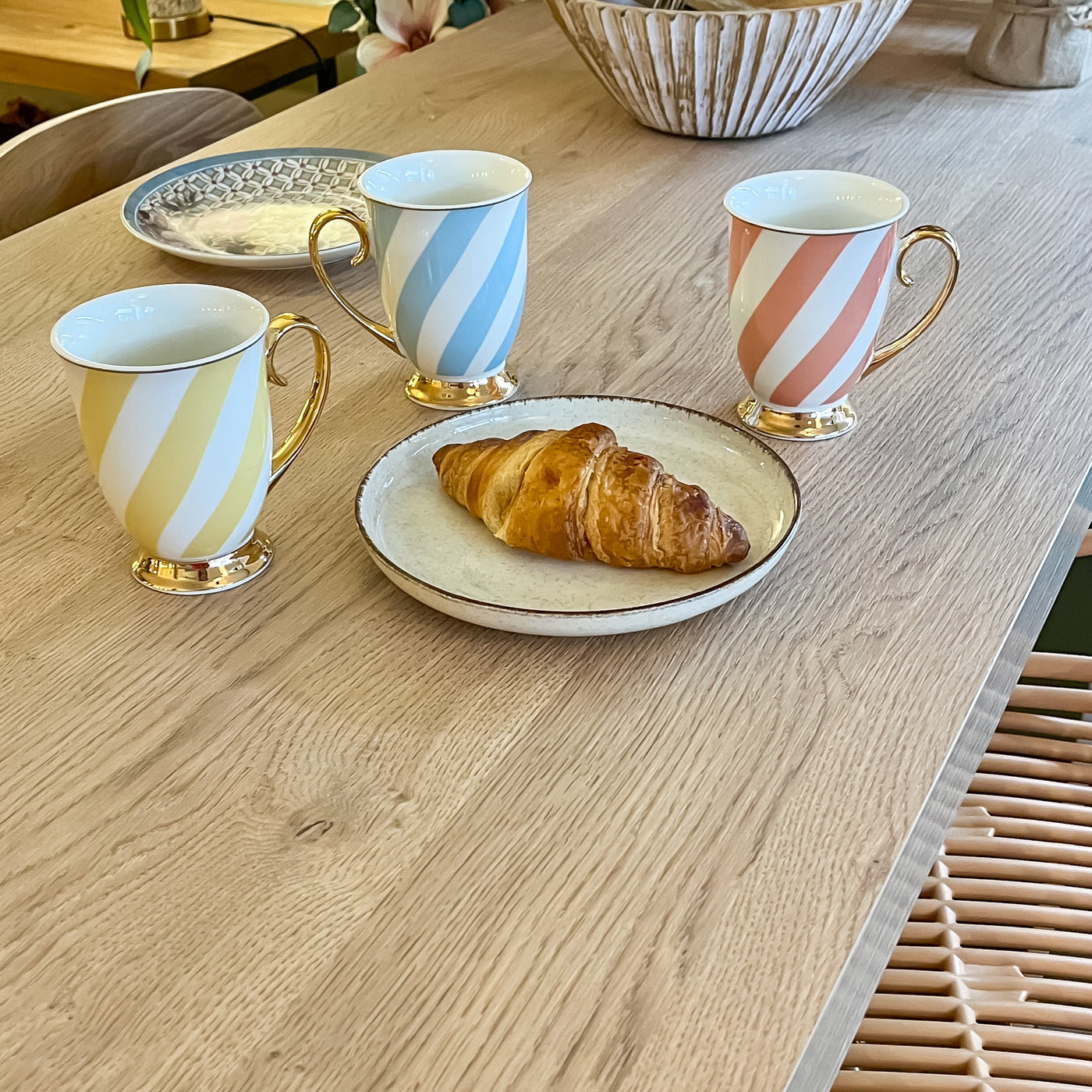 Menaje hogar Tazas y teteras Tazones Porcelana Blanco