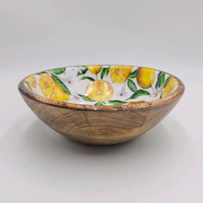 Menaje hogar Vajillas Cuencos Madera Amarillo