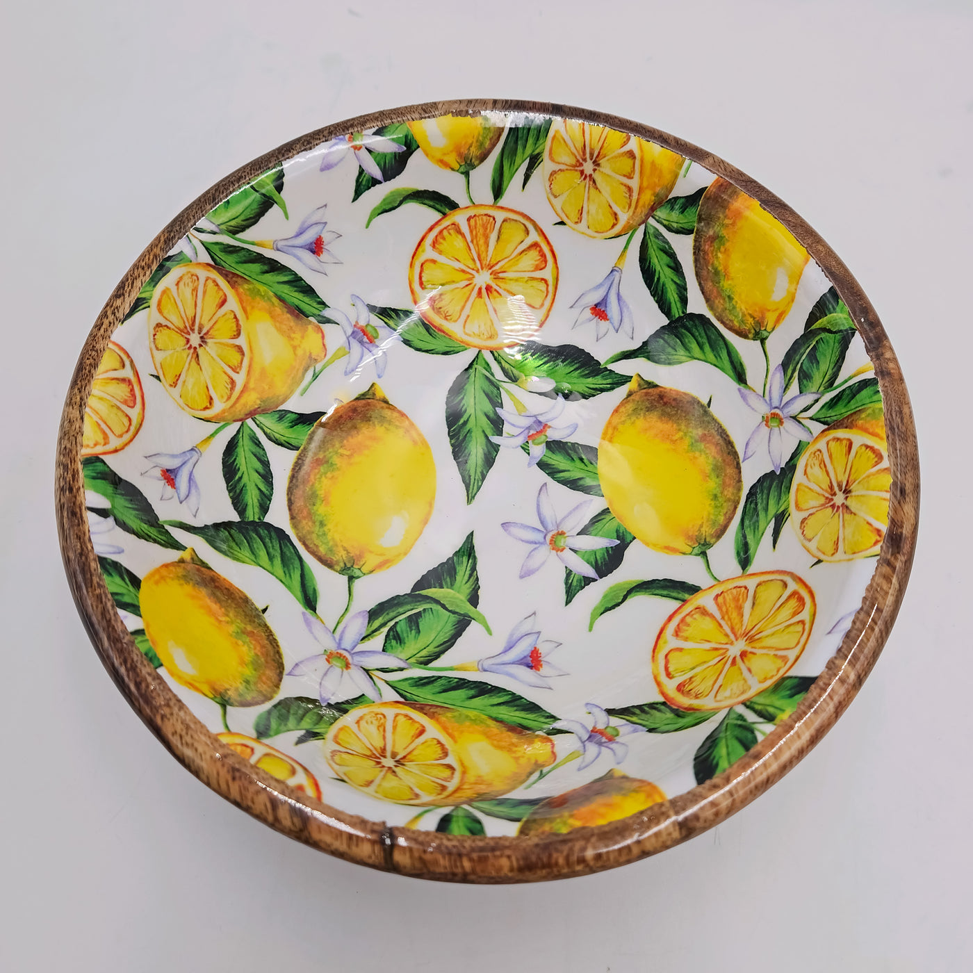 Menaje hogar Vajillas Cuencos Madera Amarillo