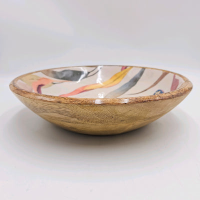 Menaje hogar Vajillas Cuencos Madera Multicolor