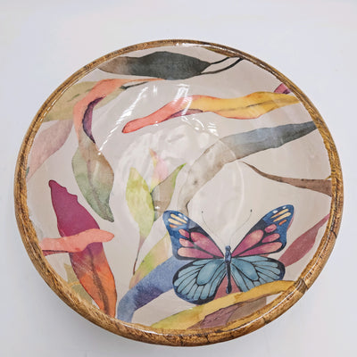 Menaje hogar Vajillas Cuencos Madera Multicolor