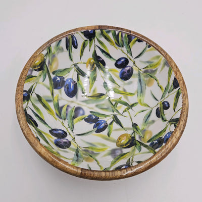 Menaje hogar Vajillas Cuencos Madera Verde