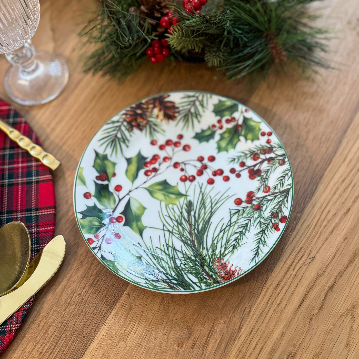 Menaje hogar Vajillas Porcelana Verde