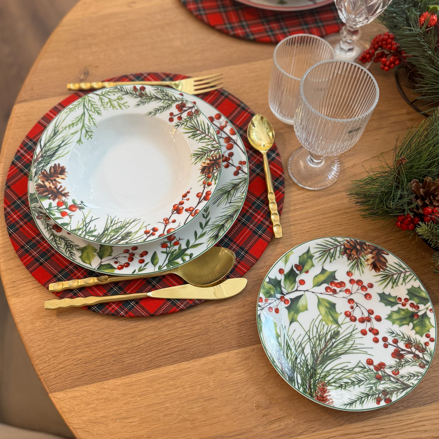 Menaje hogar Vajillas Porcelana Verde