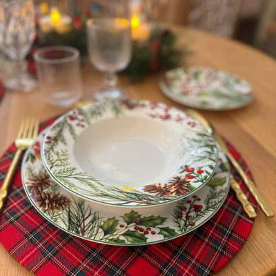 Menaje hogar Vajillas Porcelana Verde