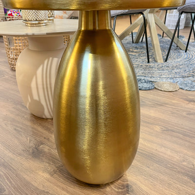 Muebles Mesas Auxiliares Metal Dorado