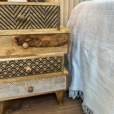 Muebles Mesillas Madera Natural