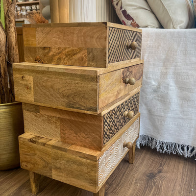 Muebles Mesillas Madera Natural