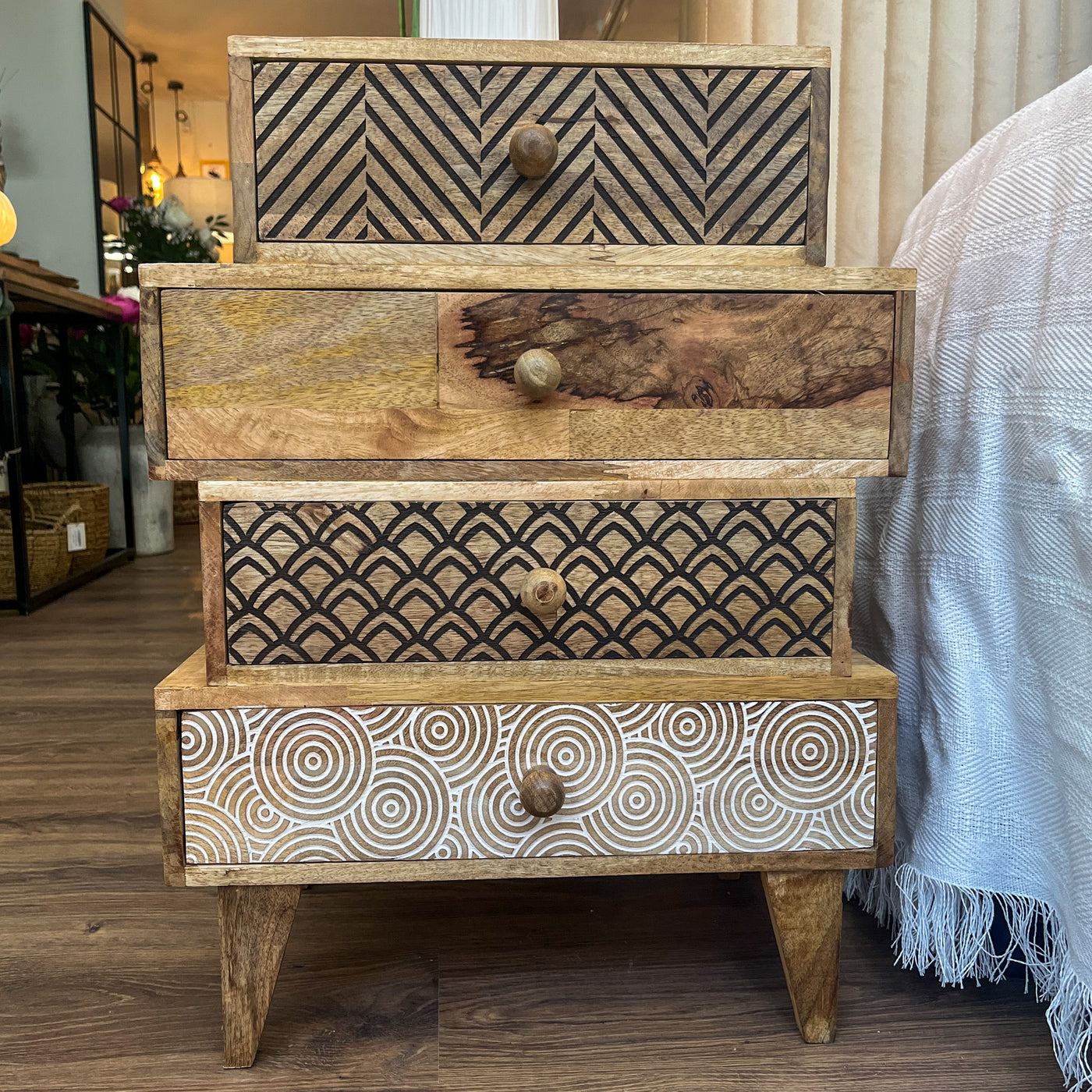 Muebles Mesillas Madera Natural