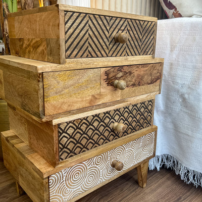 Muebles Mesillas Madera Natural