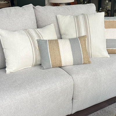 Textil Cojines Fibras naturales Beige