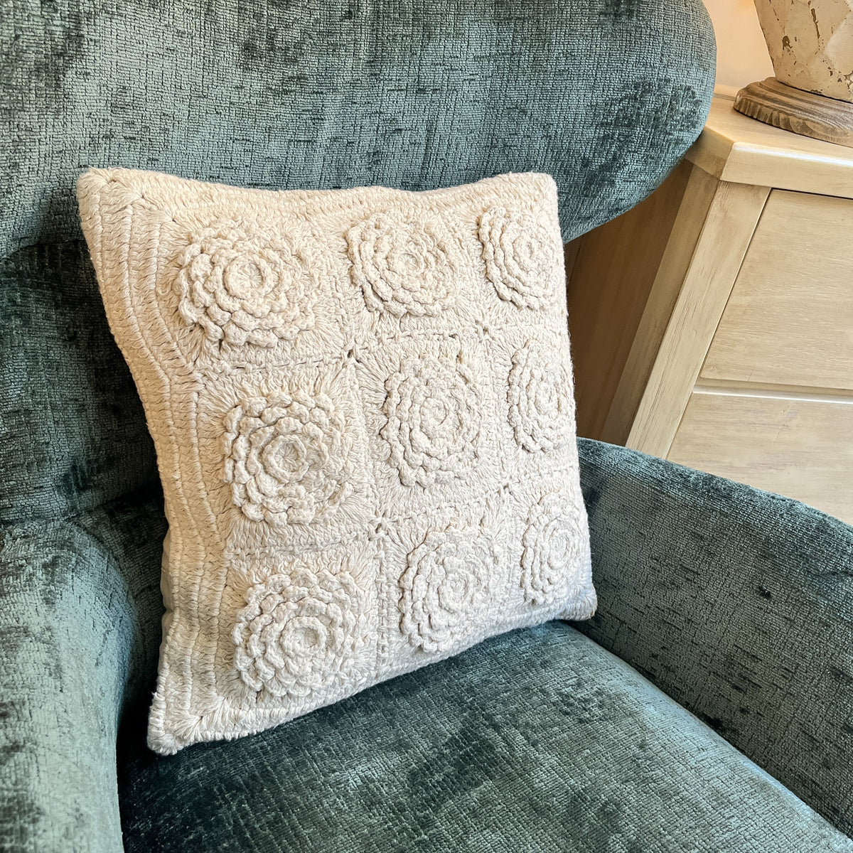 Textil Cojines Fibras naturales Beige