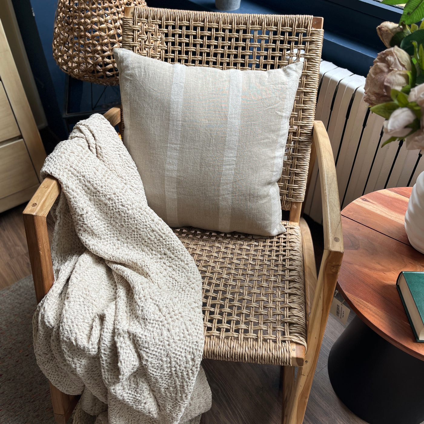 Textil Cojines Fibras naturales Beige