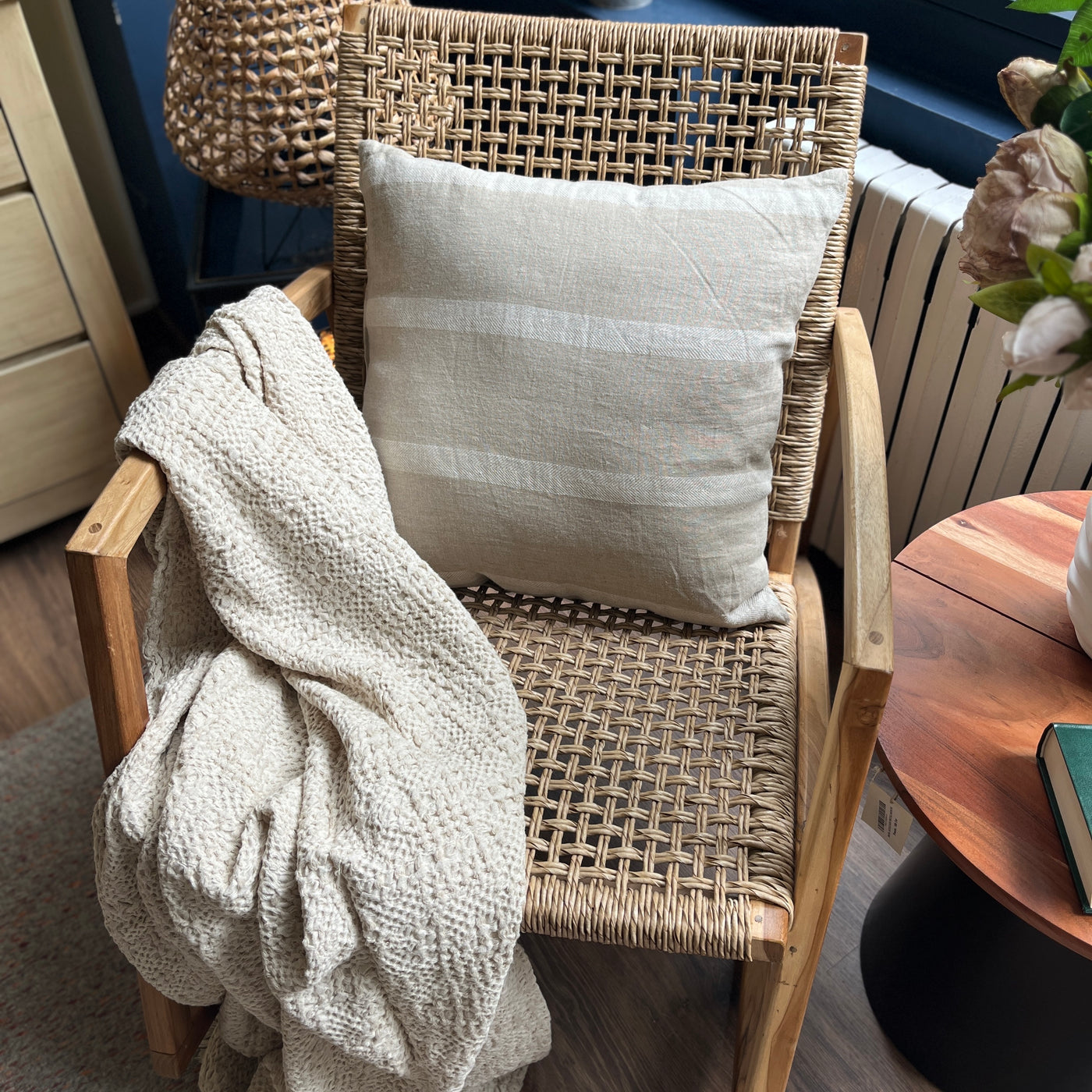 Textil Cojines Fibras naturales Beige