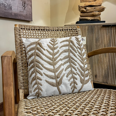 Textil Cojines Fibras naturales Beige