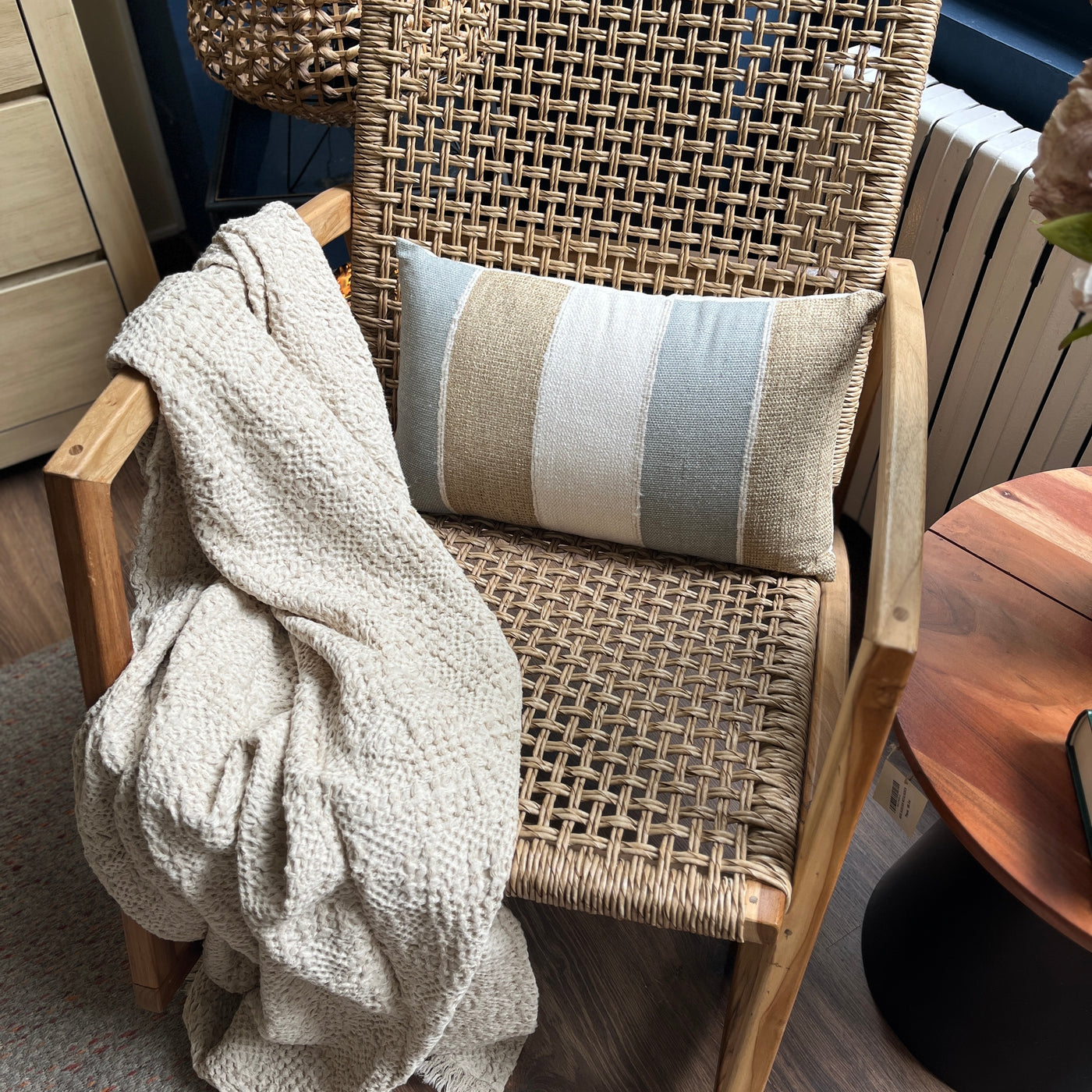 Textil Cojines Fibras naturales Beige