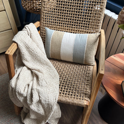 Textil Cojines Fibras naturales Beige