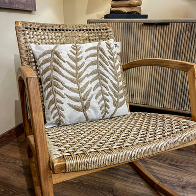 Textil Cojines Fibras naturales Beige