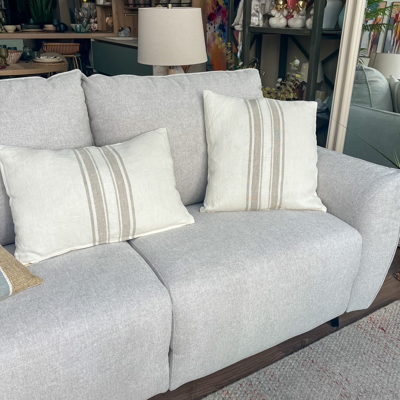 Textil Cojines Fibras naturales Blanco roto