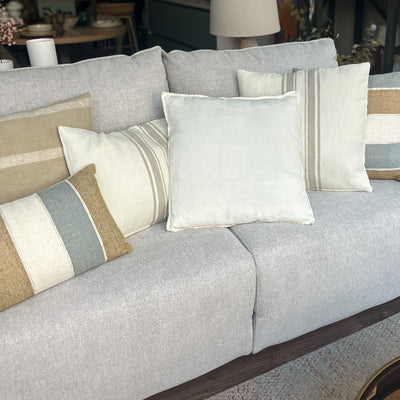 Textil Cojines Fibras naturales Blanco roto