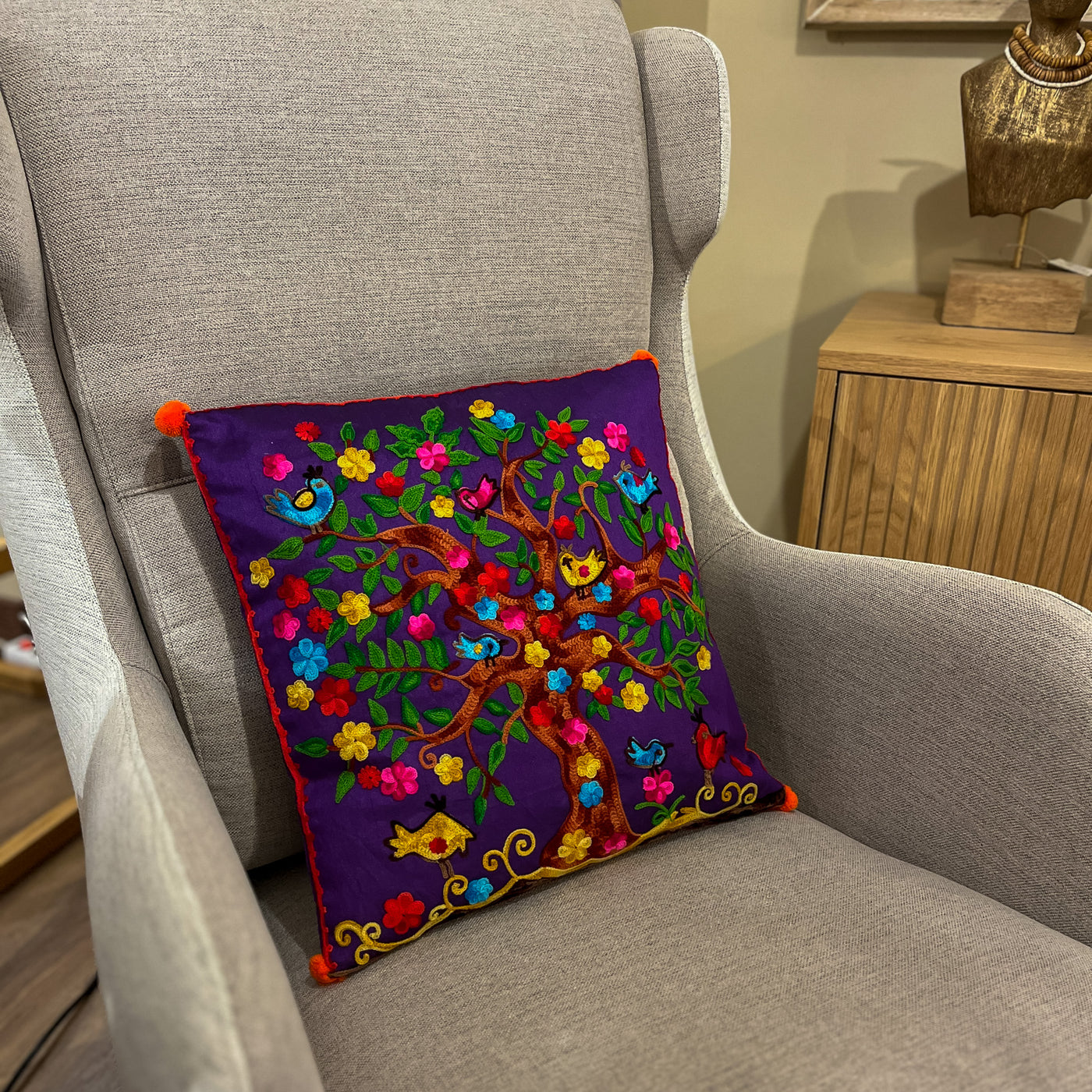 Textil Cojines Fibras sintéticas Estampados