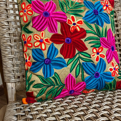 Textil Cojines Fibras sintéticas Multicolor