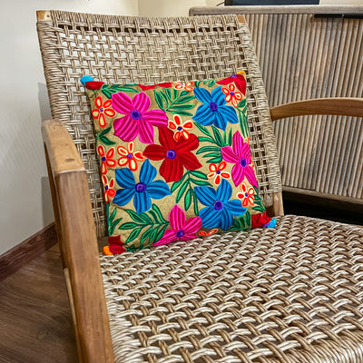 Textil Cojines Fibras sintéticas Multicolor