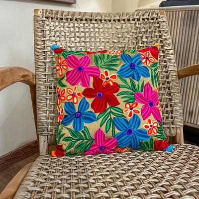 Textil Cojines Fibras sintéticas Multicolor