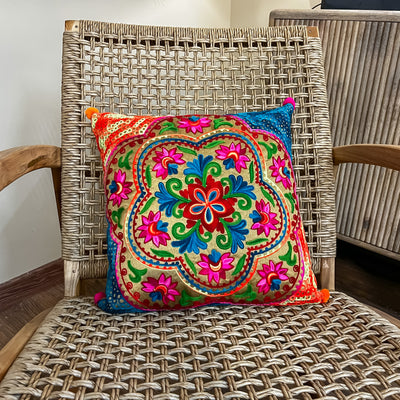 Textil Cojines Fibras sintéticas Multicolor