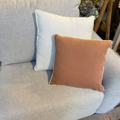 Textil Cojines Lino Marrón