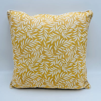 Textil Cojines Lino Mostaza