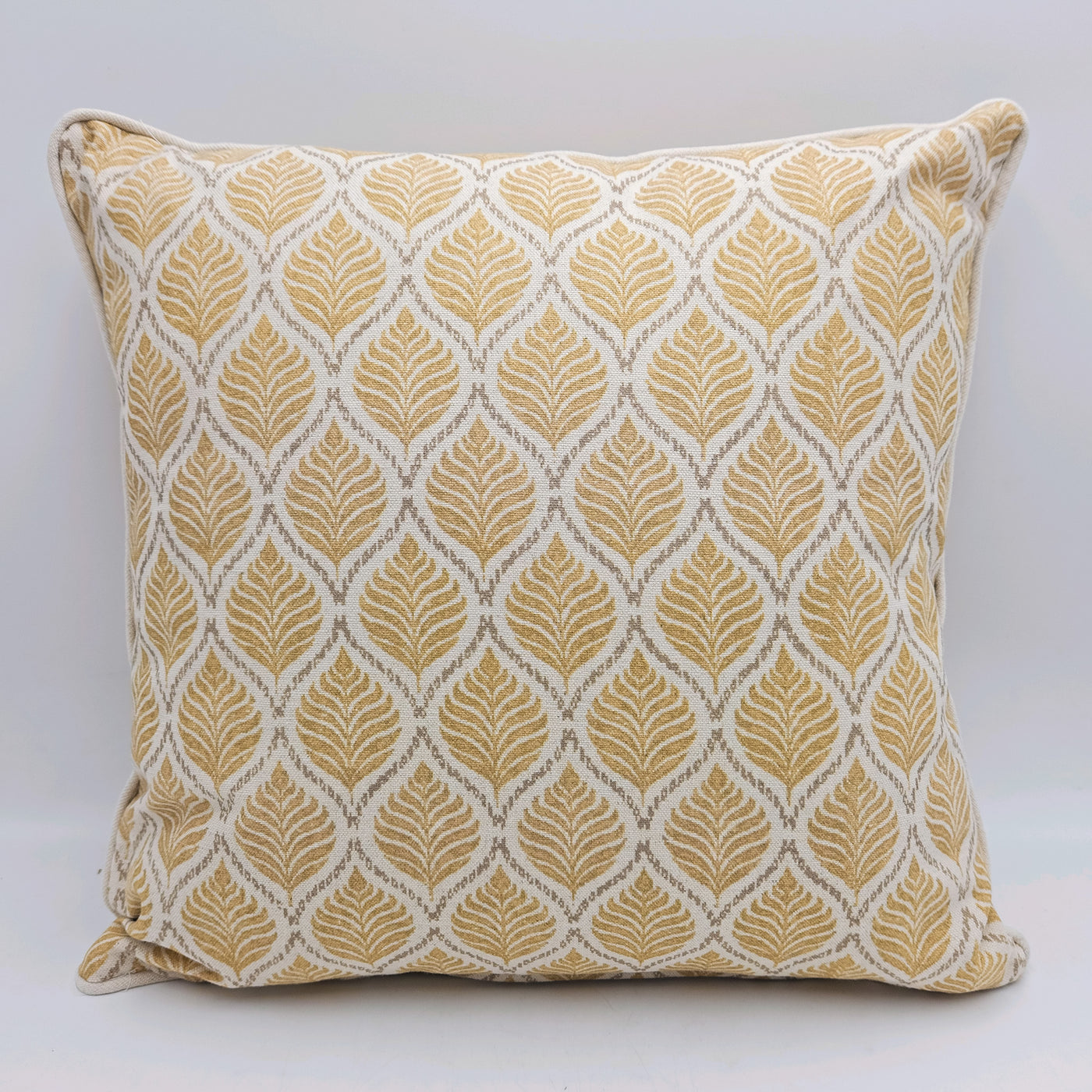 Textil Cojines Lino Mostaza