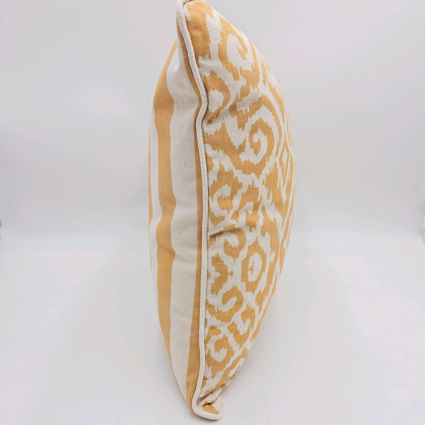 Textil Cojines Lino Mostaza
