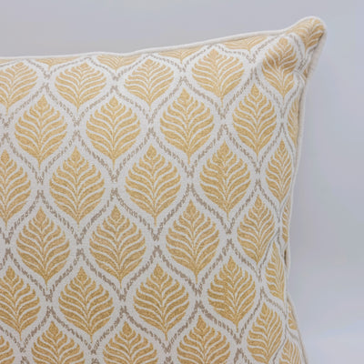 Textil Cojines Lino Mostaza
