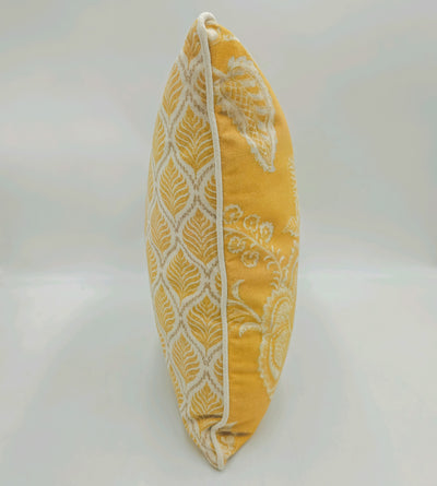 Textil Cojines Lino Mostaza