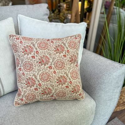 Textil Cojines Lino Naranja