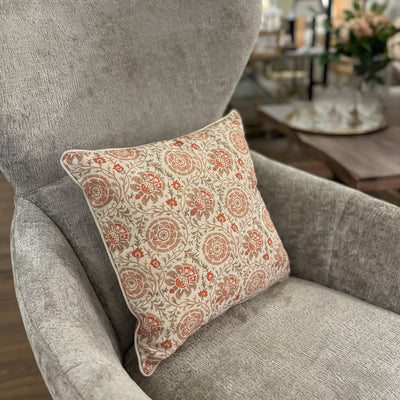 Textil Cojines Lino Naranja