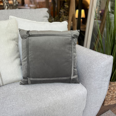 Textil Cojines Terciopelo Gris