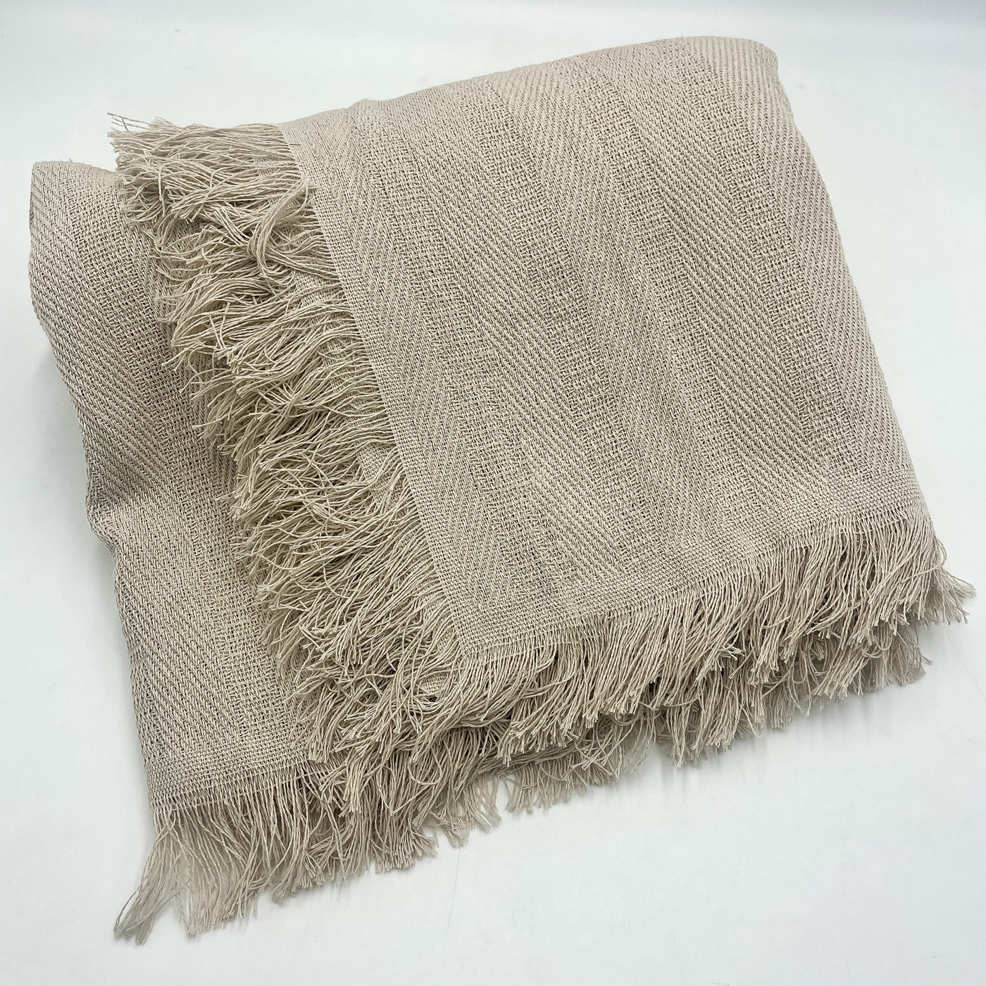 Textil Colchas Fibras naturales Beige