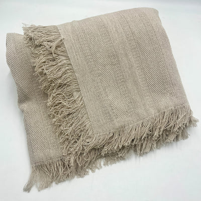 Textil Colchas Fibras naturales Beige