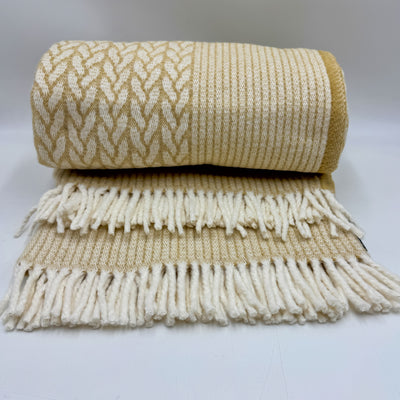 Textil Mantas y plaids Beige