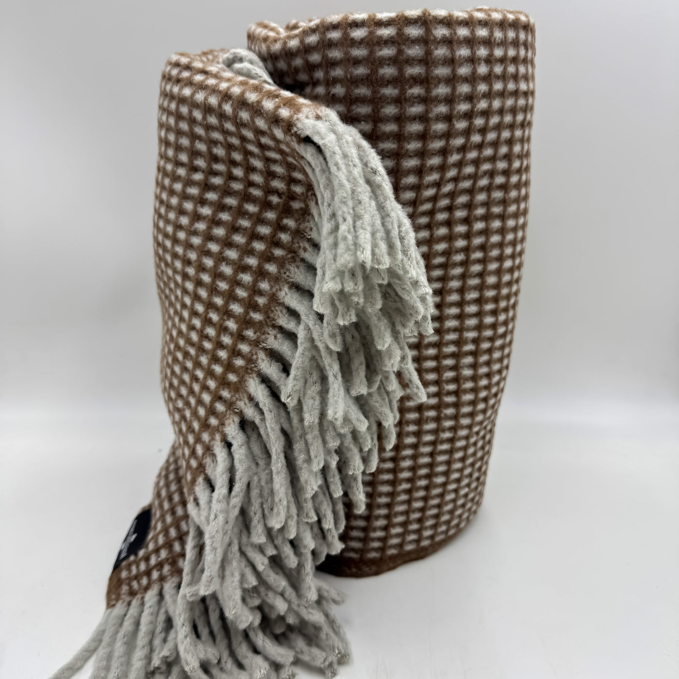 Textil Mantas y plaids Fibras naturales Marrón