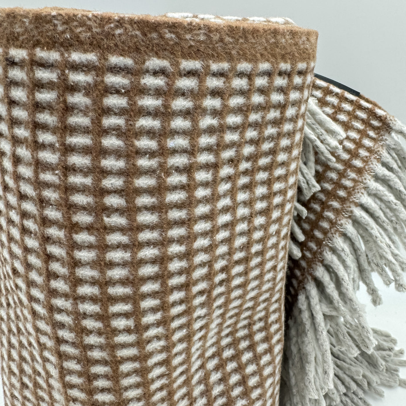 Textil Mantas y plaids Fibras naturales Marrón