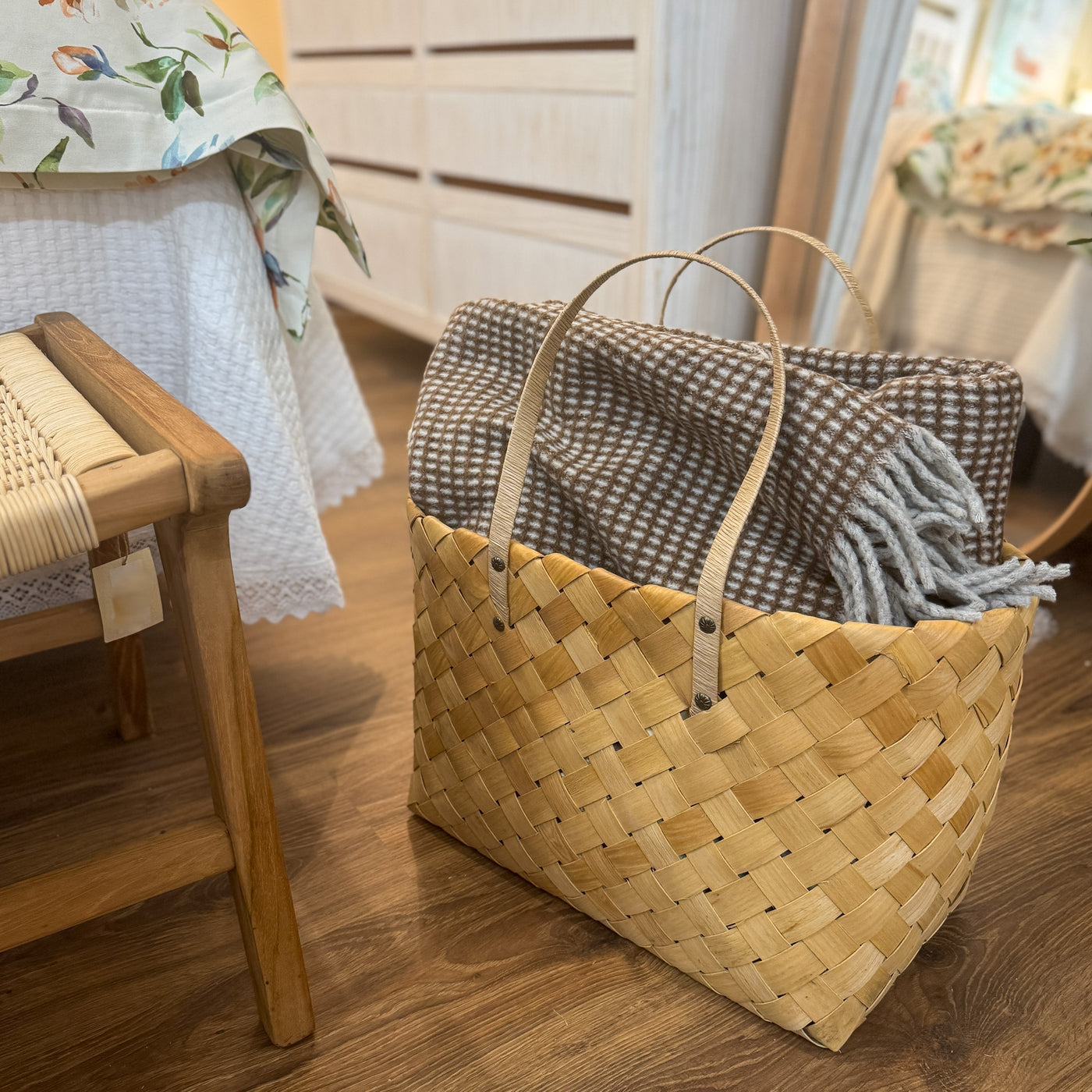 Textil Mantas y plaids Fibras naturales Marrón