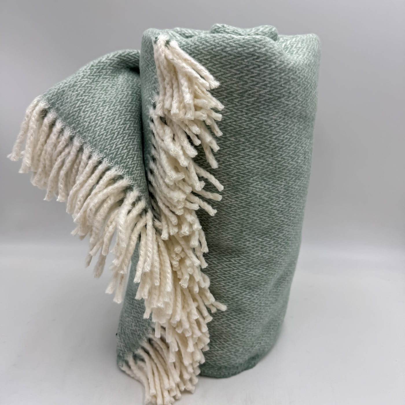 Textil Mantas y plaids Fibras naturales Verde