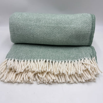 Textil Mantas y plaids Fibras naturales Verde