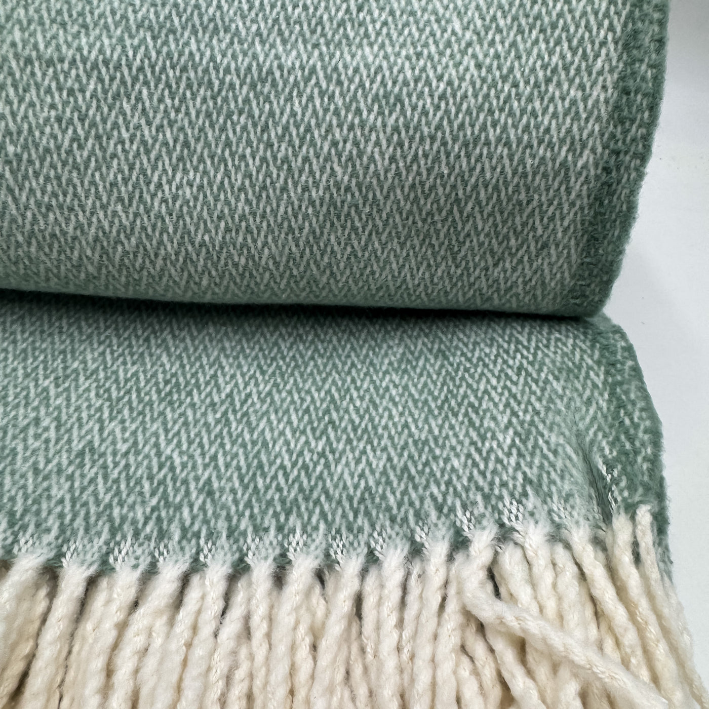 Textil Mantas y plaids Fibras naturales Verde